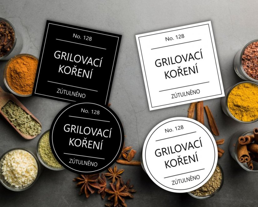 Grilovací koření - doprodej - Barva: Bílá, Druh: Hranatá Grilovací koření - doprodej - Barva: Bílá, Druh: Hranatá