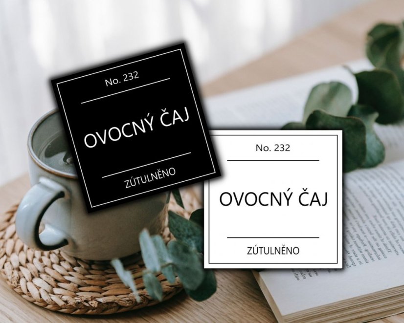 Ovocný čaj - doprodej - Barva: Bílá