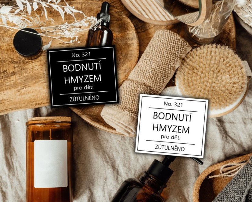 Bodnutí hmyzem - pro děti - Barva: Černá