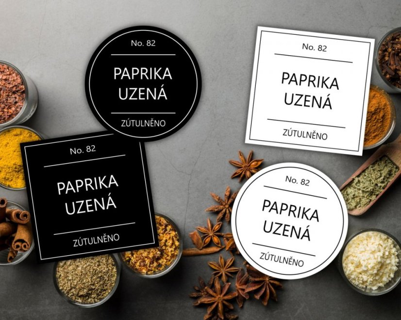 Paprika uzená - doprodej - Barva: Bílá, Druh: Hranatá