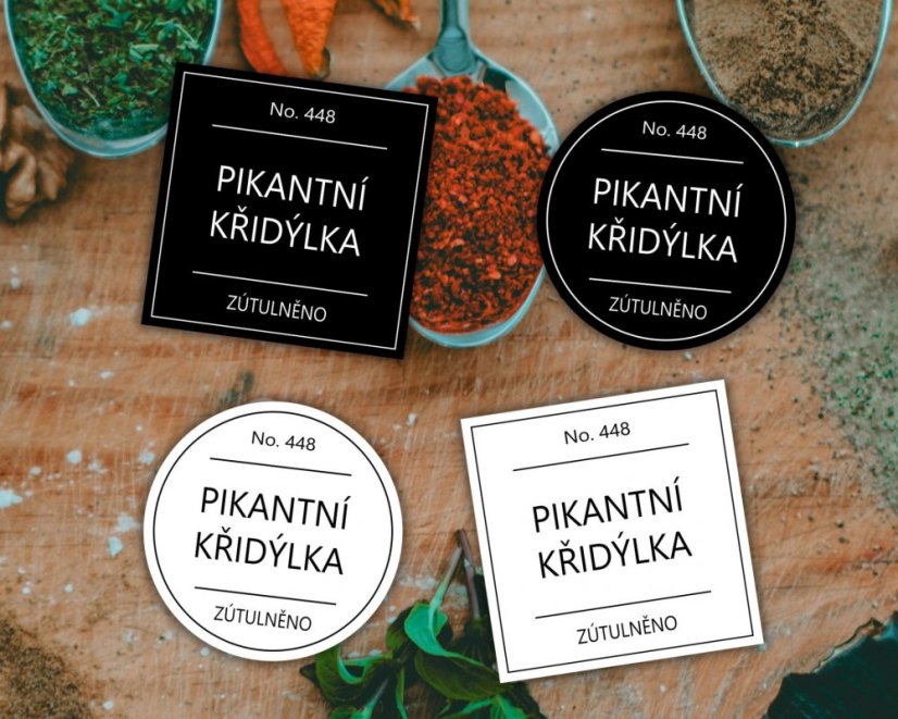 Pikantní křidýlka - doprodej - Barva: Černá, Druh: Hranatá Pikantní křidýlka - doprodej - Barva: Černá, Druh: Hranatá