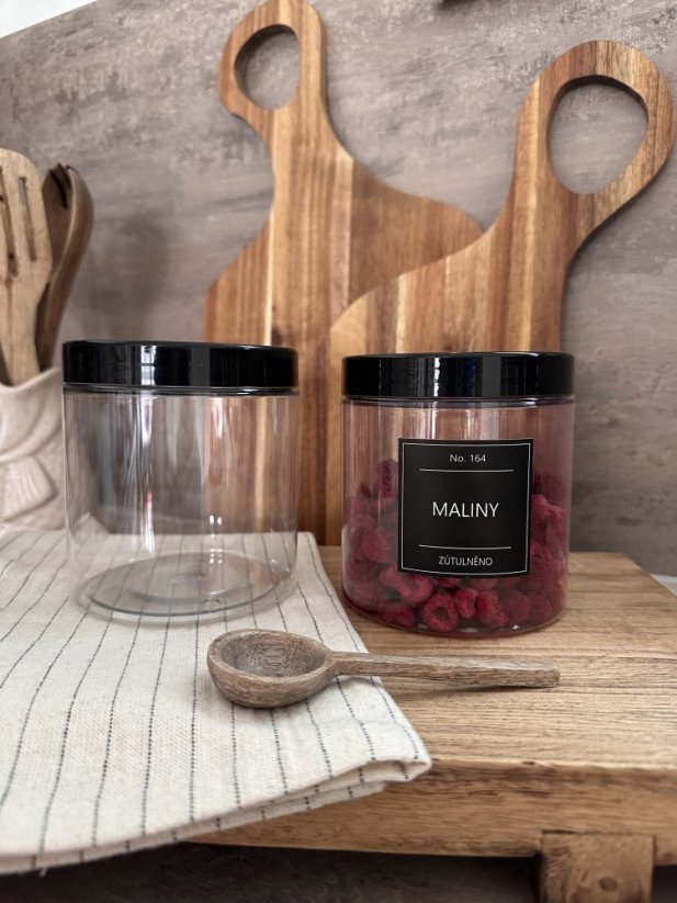 Dóza plastová - různé velikosti - Velikost: 750 ml