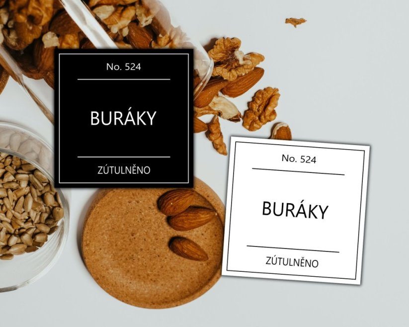 Buráky - Barva: Bílá