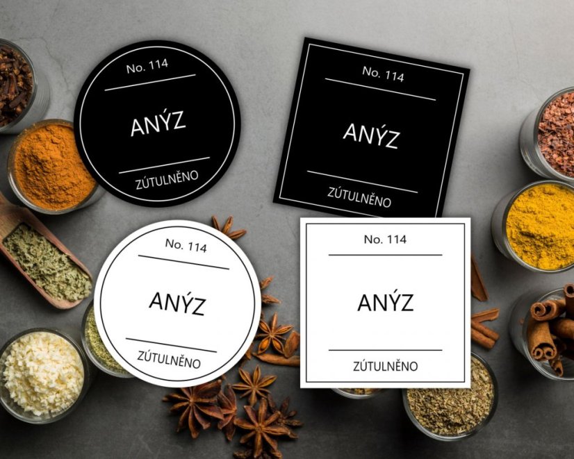 Anýz - doprodej - Barva: Bílá, Druh: Kulatá
