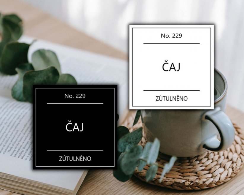 Čaj - doprodej - Barva: Černá