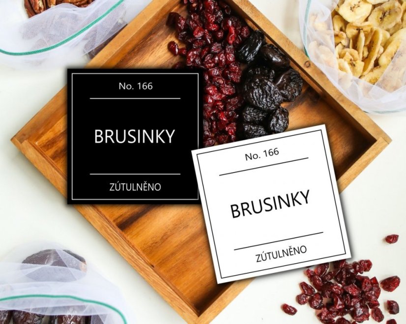 Brusinky - doprodej - Barva: Bílá Brusinky - doprodej - Barva: Bílá