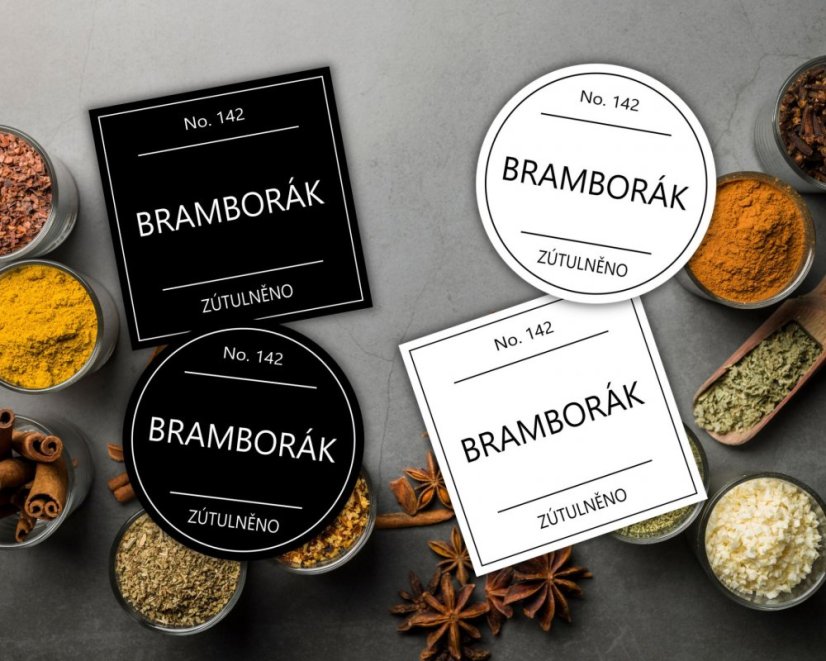 Bramborák - Barva: Černá, Druh: Hranatá