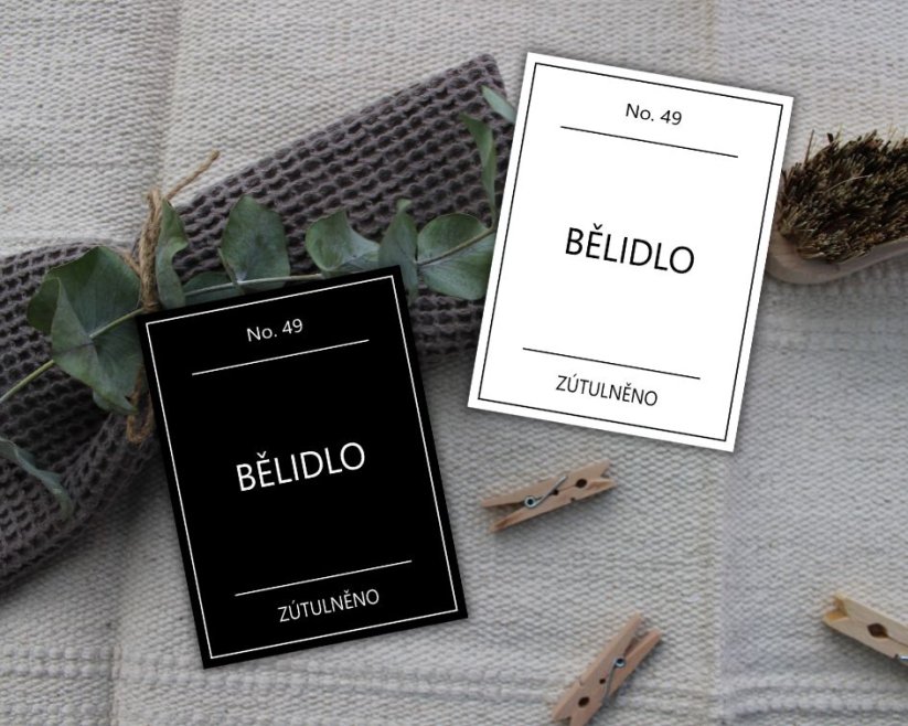 Bělidlo - Barva: Bílá, Velikost: 6 cm x 8 cm