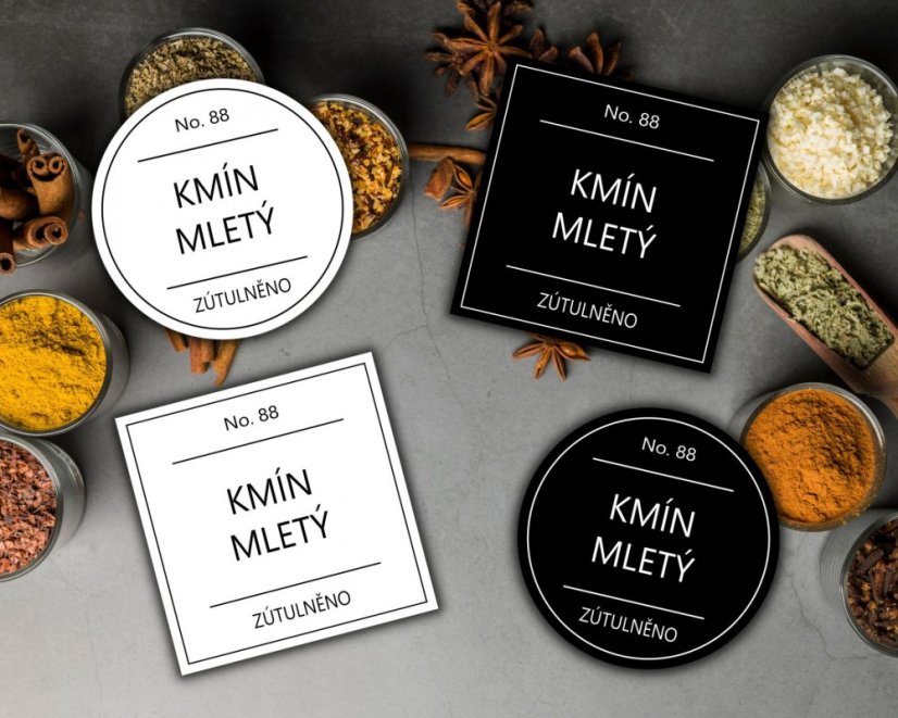 Kmín mletý - doprodej - Barva: Bílá, Druh: Hranatá