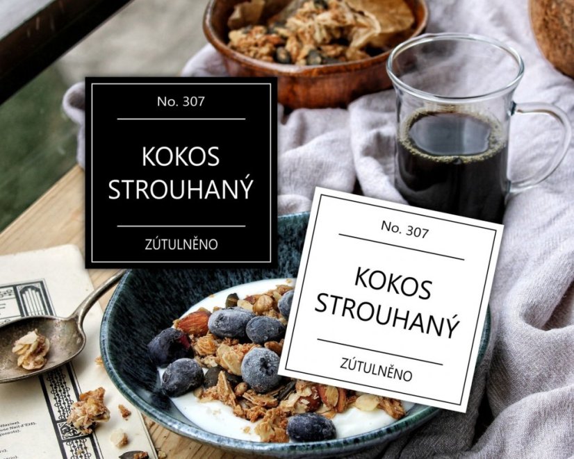 Kokos strouhaný - doprodej - Barva: Bílá