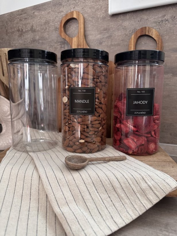 Dóza plastová - různé velikosti - II. jakost - Velikost: 1000 ml