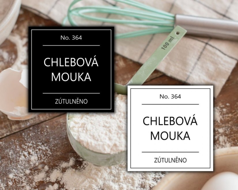 Chlebová mouka - Barva: Bílá
