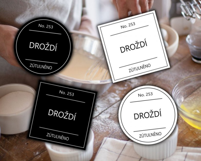 Droždí - doprodej - Barva: Bílá, Druh: Hranatá