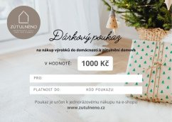 Dárkový poukaz v hodnotě 1 000 Kč