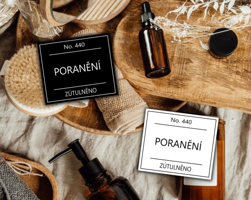 Poranění - doprodej - Barva: Bílá