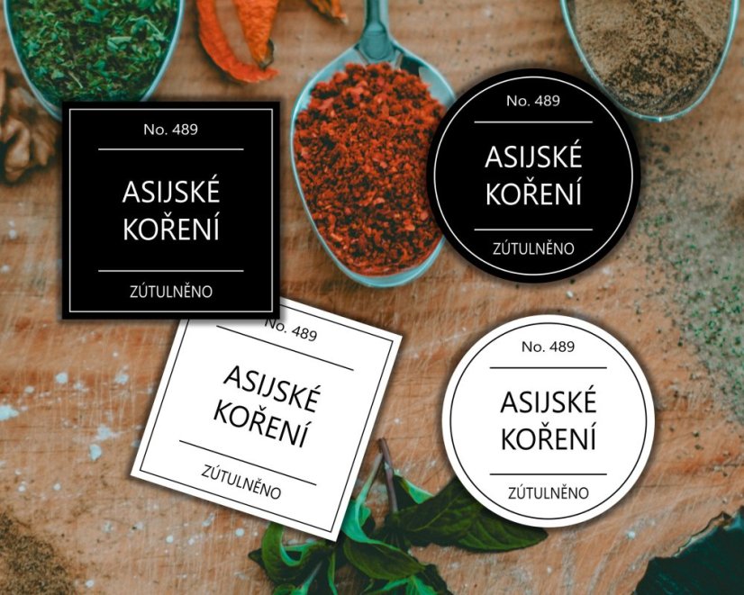 Asijské koření - doprodej - Barva: Černá, Druh: Hranatá Asijské koření - doprodej - Barva: Černá, Druh: Hranatá