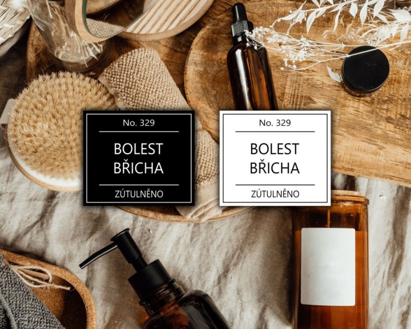 Bolest břicha - doprodej - Barva: Bílá