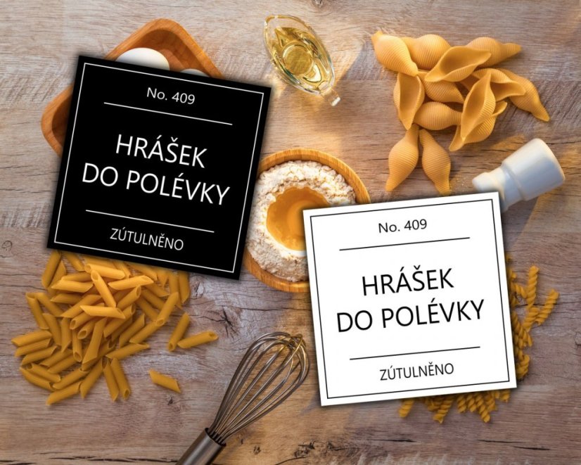 Hrášek do polévky - doprodej - Barva: Černá
