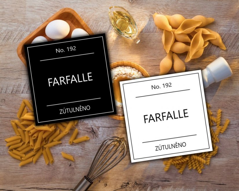 Farfalle - Barva: Černá