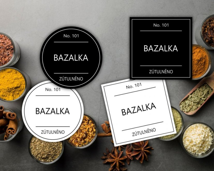 Bazalka - Barva: Černá, Druh: Hranatá
