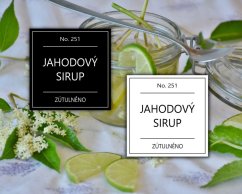 Jahodový sirup - doprodej
