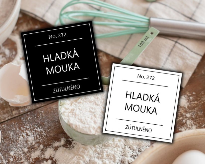 Hladká mouka - Barva: Bílá