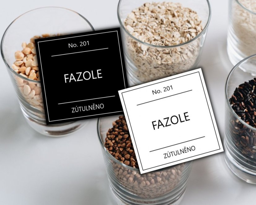 Fazole - doprodej - Barva: Bílá