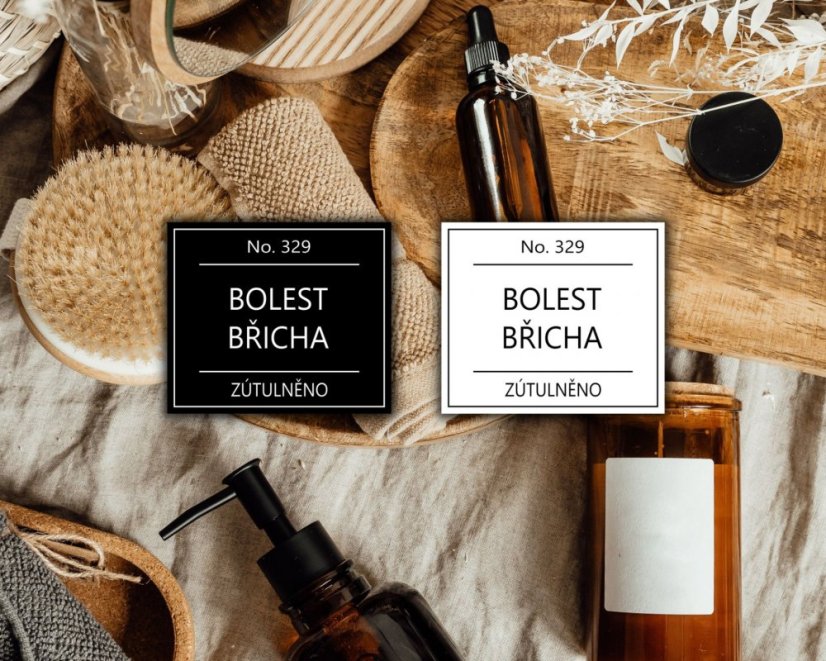 Bolest břicha - doprodej - Barva: Bílá