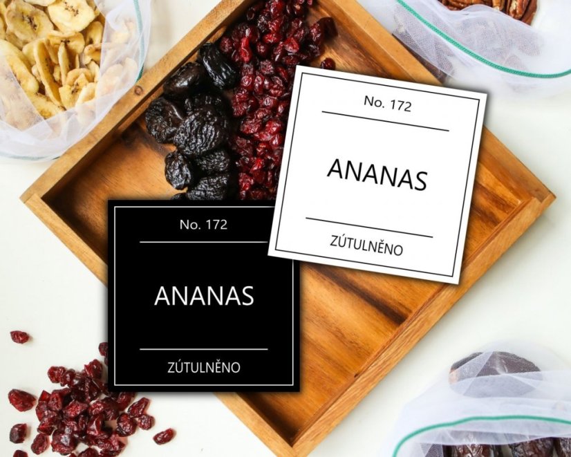 Ananas - doprodej - Barva: Bílá