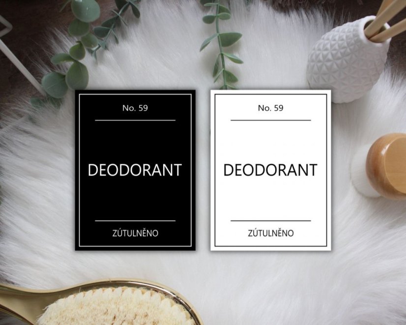 Deodorant - doprodej - Barva: Bílá, Velikost: 6 cm x 8 cm Deodorant - doprodej - Barva: Bílá, Velikost: 6 cm x 8 cm