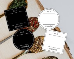 PRÁZDNÁ NÁLEPKA (4 x 4 cm, kulatá 4 cm)