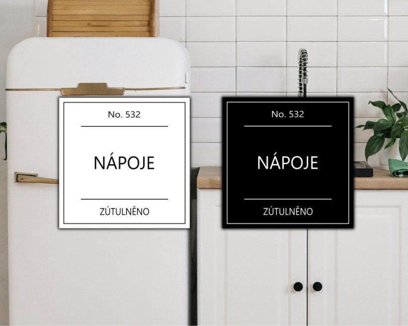 Nápoje - Barva: Černá