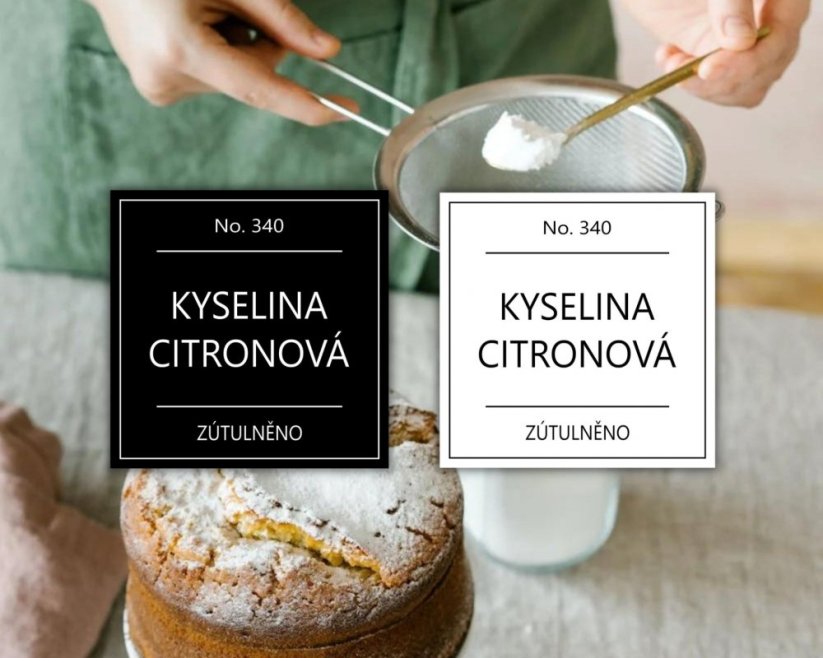 Kyselina citrónová - doprodej - Barva: Bílá