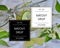 Mátový sirup