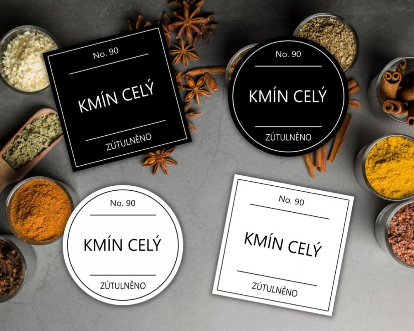 Kmín celý - doprodej - Barva: Bílá, Druh: Hranatá