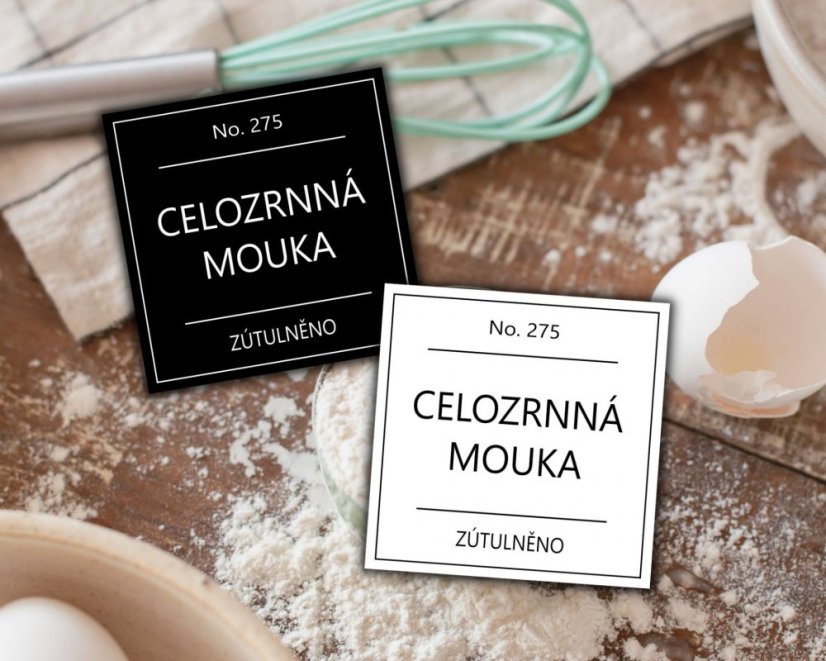 Celozrnná mouka - Barva: Černá