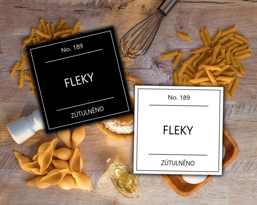 Fleky - Barva: Bílá