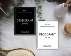 Deodorant - pro něj